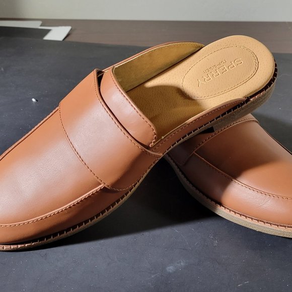Sperry Shoes - Sperry Topsider Mules Size 10 Tan UNWORN